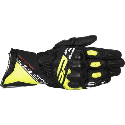 Gants Alpinestars SP-3 - noir/jaune/blanc - Publicité Gants Alpinestars SP-3 - noir/jaune/blanc - Publicité