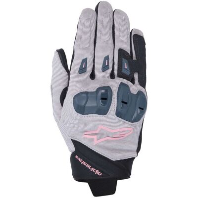 Gants moto Alpinestars Stella Sp X 1 - Gris / Noir - Publicité Gants moto Alpinestars Stella Sp X 1 - Gris / Noir - Publicité