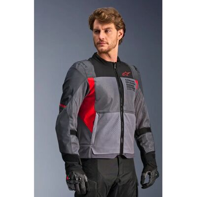 Veste Moto Alpinestars - Ventilée Été Gris Rouge S Veste Moto Alpinestars - Ventilée Été Gris Rouge S