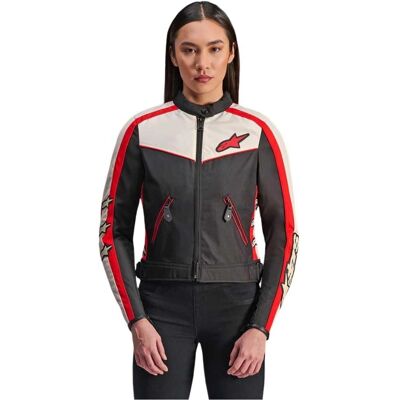 Veste Vintage Moto Alpinestars - Protections CE - Publicité Veste Vintage Moto Alpinestars - Protections CE - Publicité