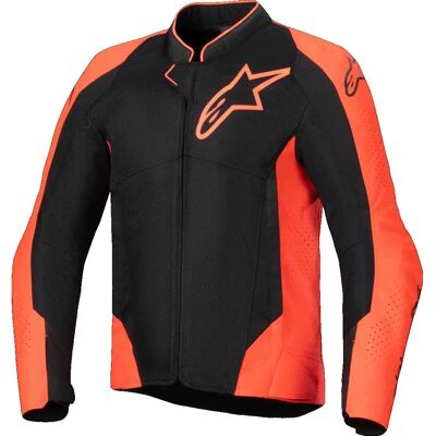 Giacca Moto Alpinestars Viper Air V4 - Rosso Fluorescente / Nero Giacca Moto Alpinestars Viper Air V4 - Rosso Fluorescente / Nero
