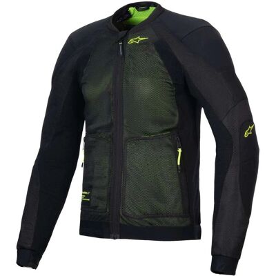 Giacca Alpinestars TROOP-AIR - Moto Estate Leggera Traspirante Nera Gialla Giacca Alpinestars TROOP-AIR - Moto Estate Leggera Traspirante Nera Gialla