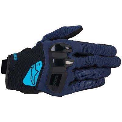 Gants Alpinestars Chrome V2 - Bleu Marine/Hawaiian - Gants de moto - Publicité Gants Alpinestars Chrome V2 - Bleu Marine/Hawaiian - Gants de moto - Publicité