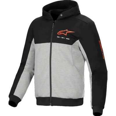Sweat à capuche moto Alpinestars Chrome V2 Sport - Sécurité & Confort - Publicité Sweat à capuche moto Alpinestars Chrome V2 Sport - Sécurité & Confort - Publicité