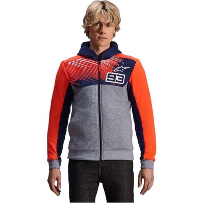 Sweat à capuche moto Alpinestars MM93 Chrome V2 Sport - Publicité Sweat à capuche moto Alpinestars MM93 Chrome V2 Sport - Publicité
