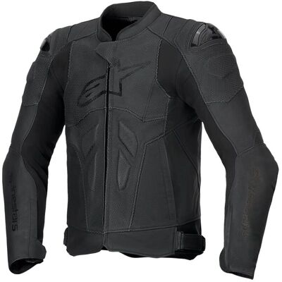 Chaqueta de Cuero Dusk Airflow de Alpinestars - Negro Chaqueta de Cuero Dusk Airflow de Alpinestars - Negro