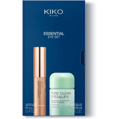 KIKO MILANO Essential Eye Gift Set - Waterproof Makeup Remover & Mascara KIKO MILANO Essential Eye Gift Set - Waterproof Makeup Remover & Mascara