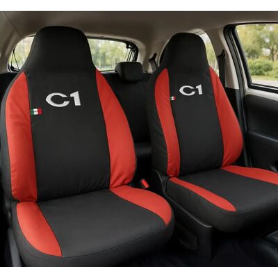 LUPEXSHOP - C1 - Fabriqué en Italie - 7 pièces - Housses de siège - Publicité LUPEXSHOP - C1 - Fabriqué en Italie - 7 pièces - Housses de siège - Publicité