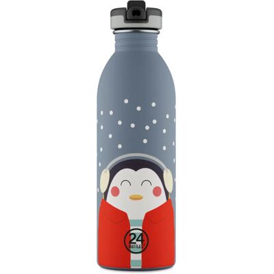 24Bottles Happy Penguin 500 ml Edelstahl Kinder Trinkflasche 24Bottles Happy Penguin 500 ml Edelstahl Kinder Trinkflasche