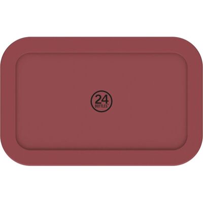 24Bottles 1975 Lunchbox - Edelstahl, 700 ml, Rot - Lunchbox 24Bottles 1975 Lunchbox - Edelstahl, 700 ml, Rot - Lunchbox