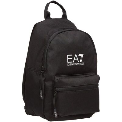 EA7 Unisex Kids Backpack - Casual Polyester - Black EA7 Unisex Kids Backpack - Casual Polyester - Black