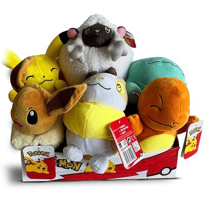 Rei Toys Peluche Pokémon - Confezione da 20cm 4 modelli Rei Toys Peluche Pokémon - Confezione da 20cm 4 modelli