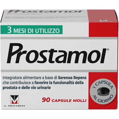 A.Menarini Prostamol - Supporto prostata e vie urinarie - 90 Capsule A.Menarini Prostamol - Supporto prostata e vie urinarie - 90 Capsule