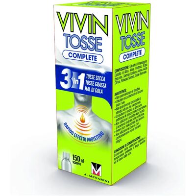 A.Menarini Vivin Tosse Completo Sciroppo 3in1 - 150ml A.Menarini Vivin Tosse Completo Sciroppo 3in1 - 150ml