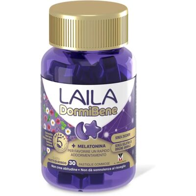 Menarini Laila Supporto Sonno - 30 Gomme Frutti di Bosco - Relax & Dormire Menarini Laila Supporto Sonno - 30 Gomme Frutti di Bosco - Relax & Dormire