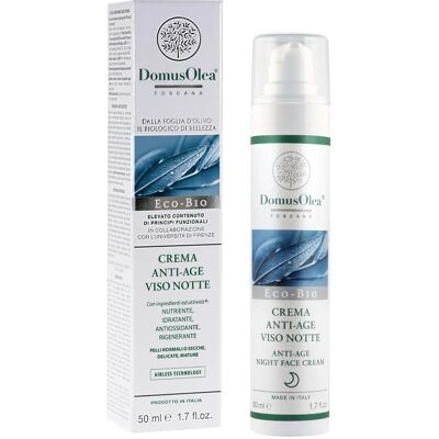 Crema Notte Anti-Age Olive di Domus Olea Toscana - Cura del Viso Crema Notte Anti-Age Olive di Domus Olea Toscana - Cura del Viso