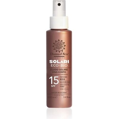 Fidato Solare SPF 15 di Domus Olea Toscana - Organico, Resistente all'acqua, Assorbimento rapido Fidato Solare SPF 15 di Domus Olea Toscana - Organico, Resistente all'acqua, Assorbimento rapido
