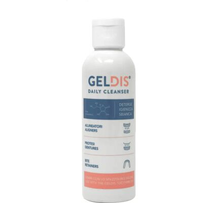 Geldis 100 ml Detergente Quotidiano per Apparecchi Geldis 100 ml Detergente Quotidiano per Apparecchi