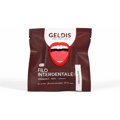 Geldis Srl Filo Interdentale Nero Espandibile e Cerato - Filo Interdentale Geldis Srl Filo Interdentale Nero Espandibile e Cerato - Filo Interdentale
