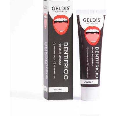 Dentifricio Geldis Sensibile - Idrossiapatite & Fluoro - 100ml Dentifricio Geldis Sensibile - Idrossiapatite & Fluoro - 100ml
