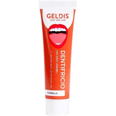 Geldis - Dentifricio Per Denti Sensibili Cannella - Toothpaste Geldis - Dentifricio Per Denti Sensibili Cannella - Toothpaste