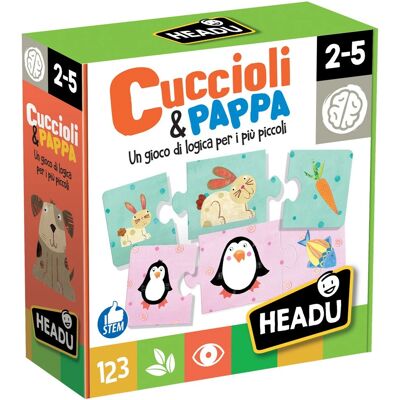 Headu Cuccioli & Pappa - Jeu Éducatif - IT20058 Headu Cuccioli & Pappa - Jeu Éducatif - IT20058