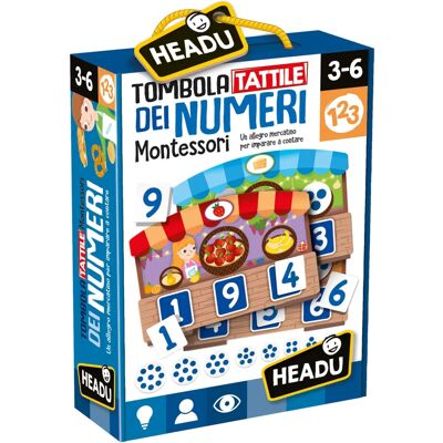 Headu IT20249 Gioco di Bingo Tattile - Gioco da Tavolo Headu IT20249 Gioco di Bingo Tattile - Gioco da Tavolo
