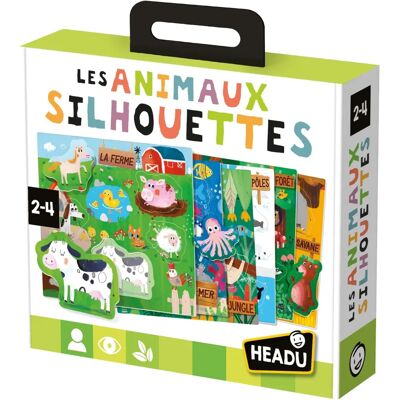 Headu Montessori - Silhouettes d'animaux - Jeu éducatif - Publicité Headu Montessori - Silhouettes d'animaux - Jeu éducatif - Publicité