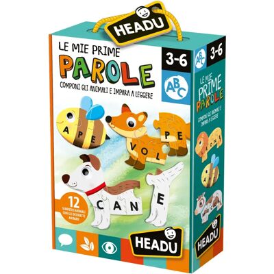 Headu Multicolor Dierenpuzzel - Educatief Speelgoed voor Vroeg Lezen Headu Multicolor Dierenpuzzel - Educatief Speelgoed voor Vroeg Lezen