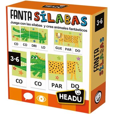 Headu Fantasílabas - Utbildningsspel för 4-7 År Headu Fantasílabas - Utbildningsspel för 4-7 År