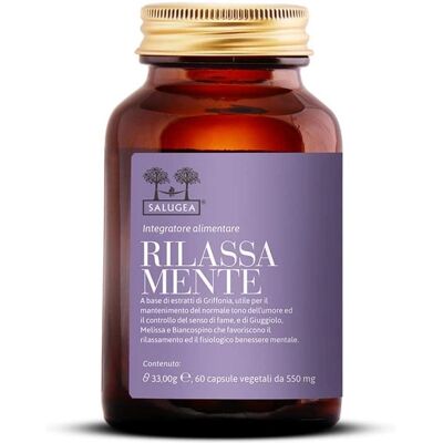 Salugea Mente Rilassata - 60 Capsule - Supporto Stress e Umore Salugea Mente Rilassata - 60 Capsule - Supporto Stress e Umore