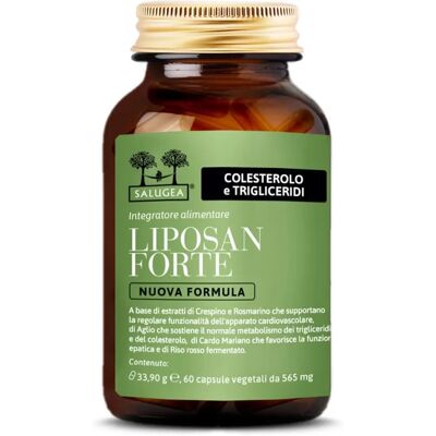 Salugea Liposan Forte - Supporto Colesterolo & Trigliceridi - 60 Capsule Salugea Liposan Forte - Supporto Colesterolo & Trigliceridi - 60 Capsule