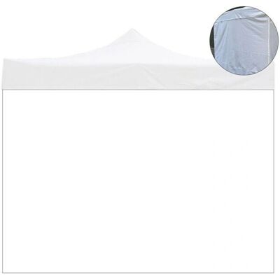 Lato laterale Divina Garden con porta avvolgibile per gazebo 3x4,5m Lato laterale Divina Garden con porta avvolgibile per gazebo 3x4,5m