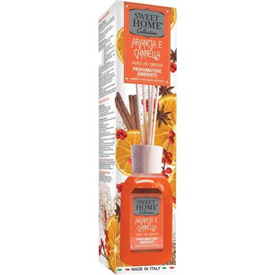 Set difuzor de portocal și scorțișoară Sweet Home - Aromaterapie 250ml Set difuzor de portocal și scorțișoară Sweet Home - Aromaterapie 250ml