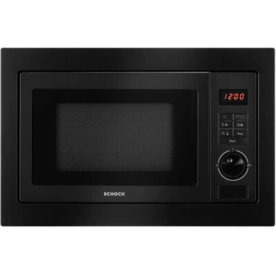 Horno microondas empotrado Schock SMI253BK con grill 25L 900W negro Horno microondas empotrado Schock SMI253BK con grill 25L 900W negro