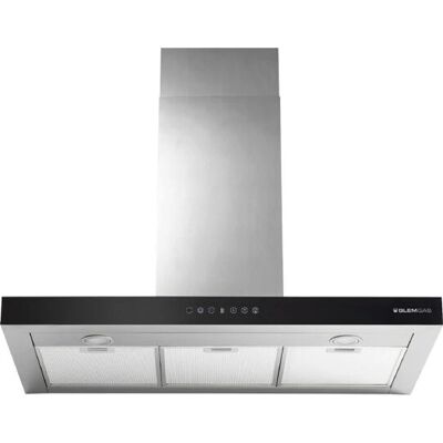Glem Gas GHB990IXA - Nero, Acciaio inox - Cappa aspirante Glem Gas GHB990IXA - Nero, Acciaio inox - Cappa aspirante