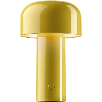 Lampada da tavolo ricaricabile Flos Bon Jour Unplugged - Cromo Opaco - Lampada da tavolo Lampada da tavolo ricaricabile Flos Bon Jour Unplugged - Cromo Opaco - Lampada da tavolo
