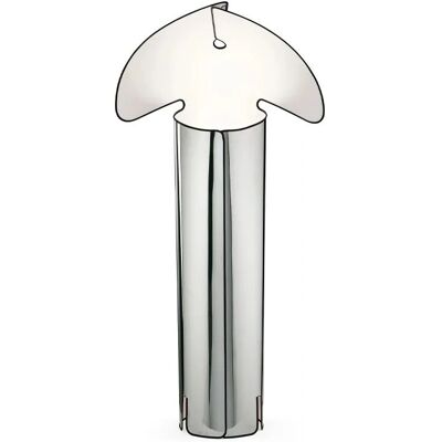 Flos - Modèle Chiara - Lampadaire en acier inoxydable avec variateur Flos - Modèle Chiara - Lampadaire en acier inoxydable avec variateur