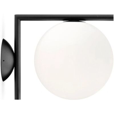 Flos - IC C/W1 Lampada da Parete Nera - Lampada da Parete Flos - IC C/W1 Lampada da Parete Nera - Lampada da Parete