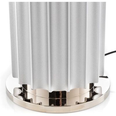 Lampada da tavolo Taccia Small LED Trasparente Argento - Design Iconico Lampada da tavolo Taccia Small LED Trasparente Argento - Design Iconico