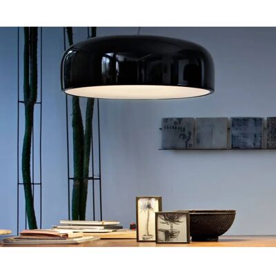 Flos Smithfield S Pendant - 60cm Black Light Flos Smithfield S Pendant - 60cm Black Light