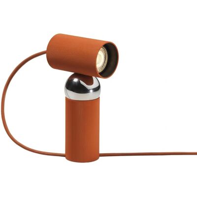 Lampe de table rouge Flos Bilboquet - Réglable, Designer Philippe Malouin Lampe de table rouge Flos Bilboquet - Réglable, Designer Philippe Malouin