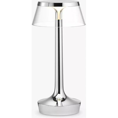 Lampe de table Flos Bon Jour Unplugged - Argent - Publicité Lampe de table Flos Bon Jour Unplugged - Argent - Publicité