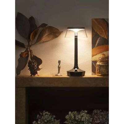 Flos Bon Jour Unplugged White - Akku-Leuchte - Minimalistisches Design Flos Bon Jour Unplugged White - Akku-Leuchte - Minimalistisches Design