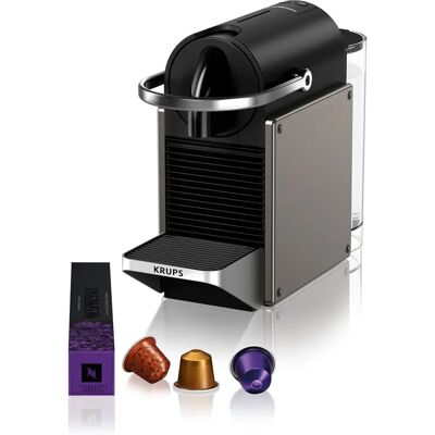 Krups XN306TK - Titanio - Macchina da caffè a capsule Krups XN306TK - Titanio - Macchina da caffè a capsule