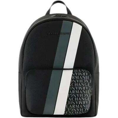Sac à dos en polyester noir Armani Exchange - Sac à dos Sac à dos en polyester noir Armani Exchange - Sac à dos