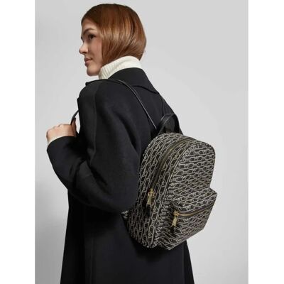 Emporio Armani Model Monogram Luksusowy Plecak - Plecak Emporio Armani Model Monogram Luksusowy Plecak - Plecak