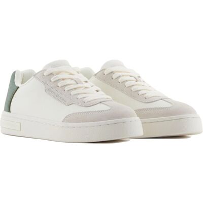 Armani Exchange White Logo Casual Sneakers - Sneakers Armani Exchange White Logo Casual Sneakers - Sneakers