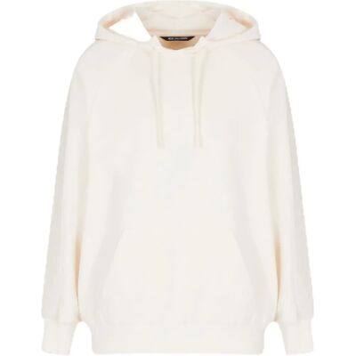 Armani Exchange XW000500AF12804U1003 Biały bluza z kapturem - Hooded sweatshirt Armani Exchange XW000500AF12804U1003 Biały bluza z kapturem - Hooded sweatshirt