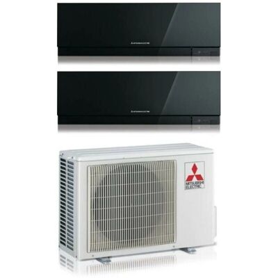 Aire Acondicionado Inverter Doble Split Negro Mitsubishi - HVAC Aire Acondicionado Inverter Doble Split Negro Mitsubishi - HVAC